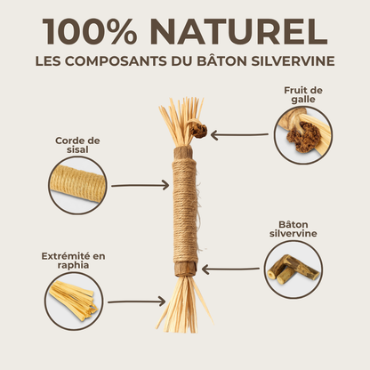Bâton silvervine naturel Luma